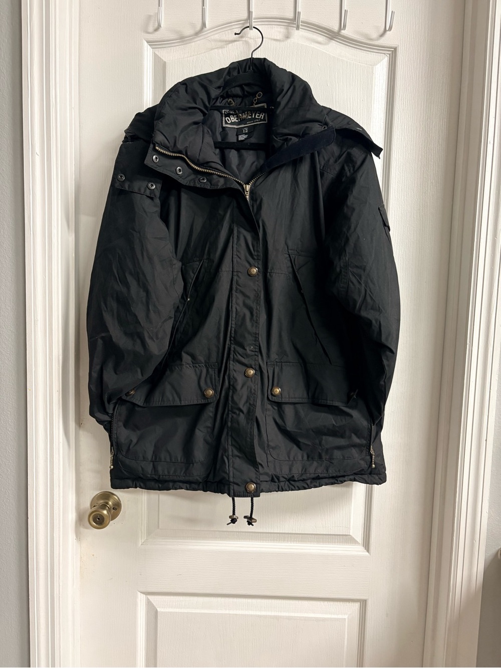 Obermeyer Black Women's Ski Snow Jacket with Hood